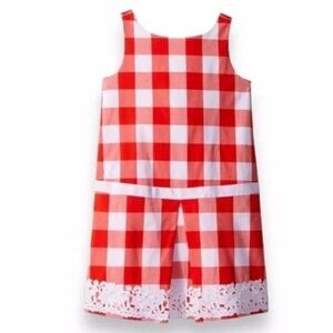 Janie and Jack 12-18 Month Red Gingham Dress